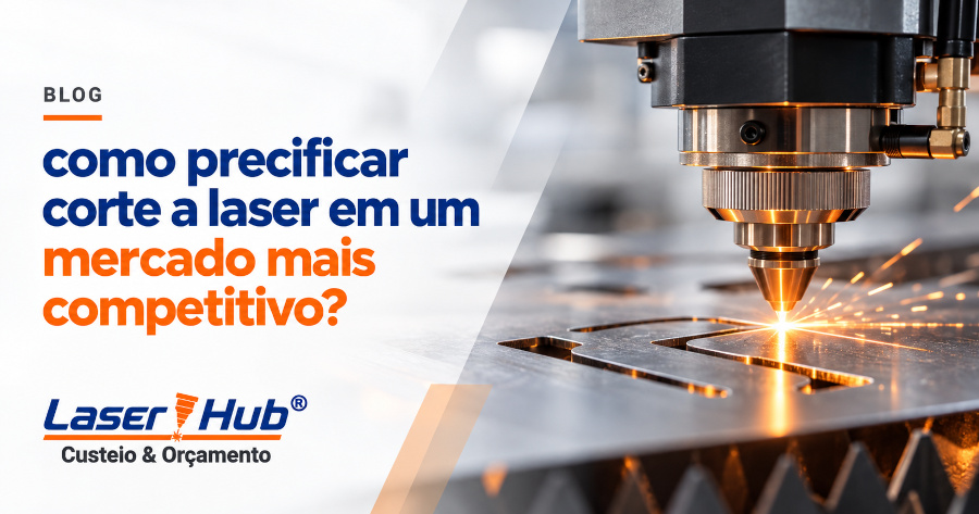 Precificação de corte a laser e controle de margem em orçamentos industriais