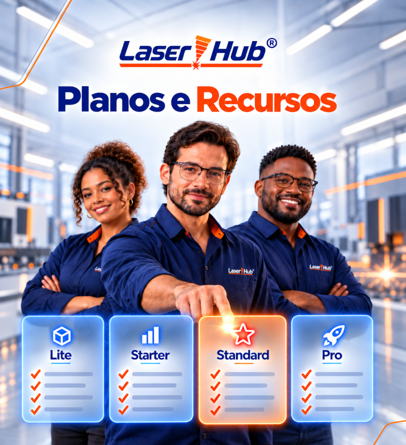 Planos Laser Hub